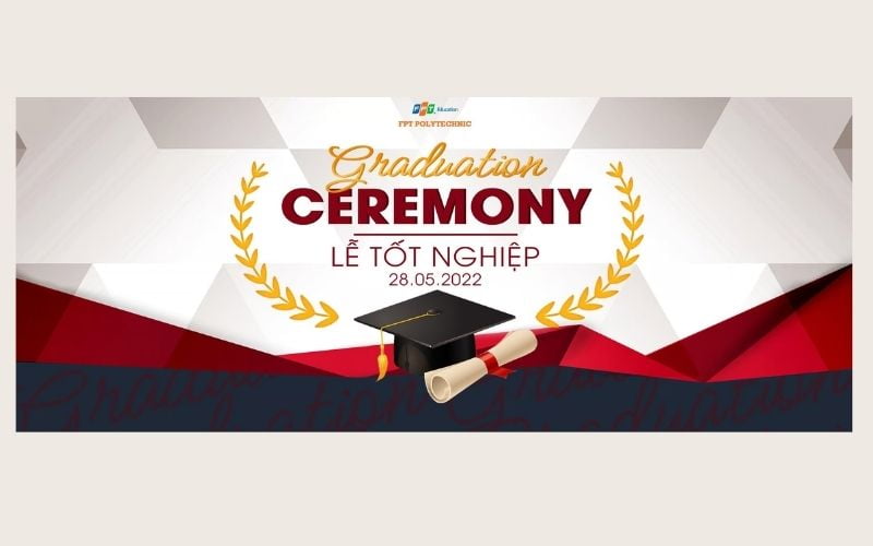 Banner tốt nghiệp được sử dụng rộng rãi trong nhiều bối cảnh khác nhau